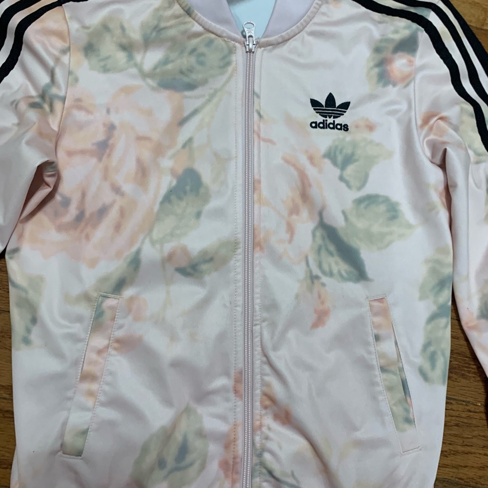 Adidas Floral Track Jacket - Picture 4 of 5